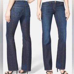 Citizens Of Humanity Jeans Womens Size 29 Dark Blue Bootcut Dark Washed Low Rise